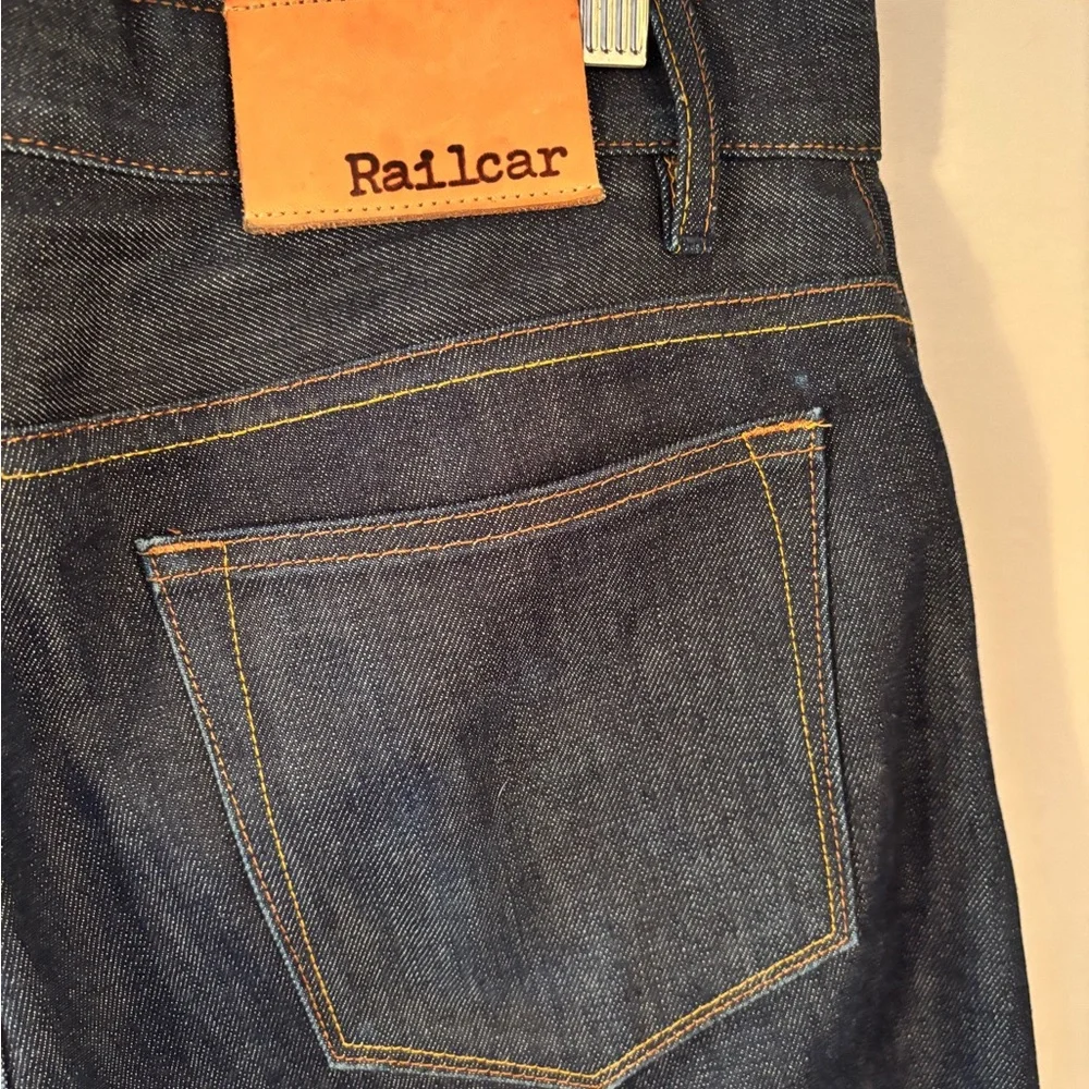 Railcar Fine Goods Denim Selvedge Jeans. Hardly worn. 36” x 32”. Beauties! - Picture 7 of 9